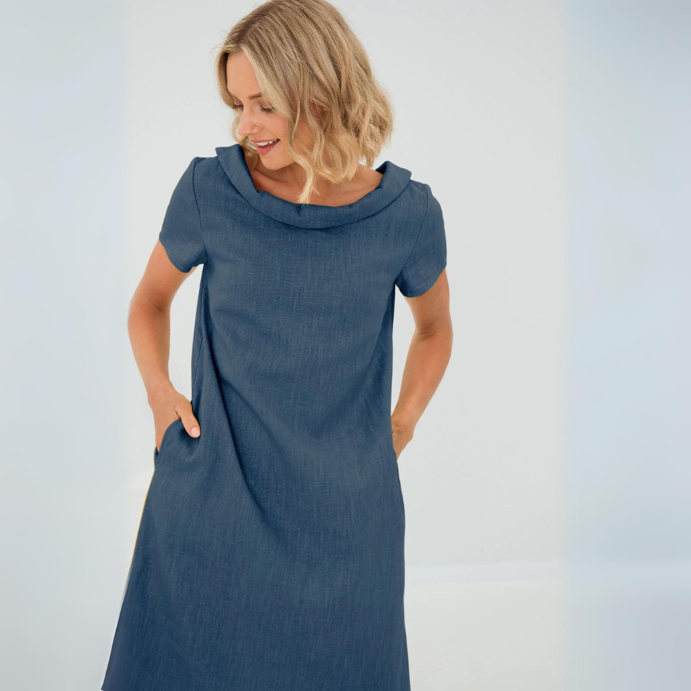 Linen Dress | Short Sleeve | Lightweight & Chic