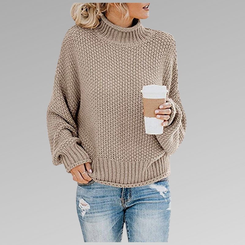 Chunky Knit Sweater | Turtleneck | Oversized and Warm