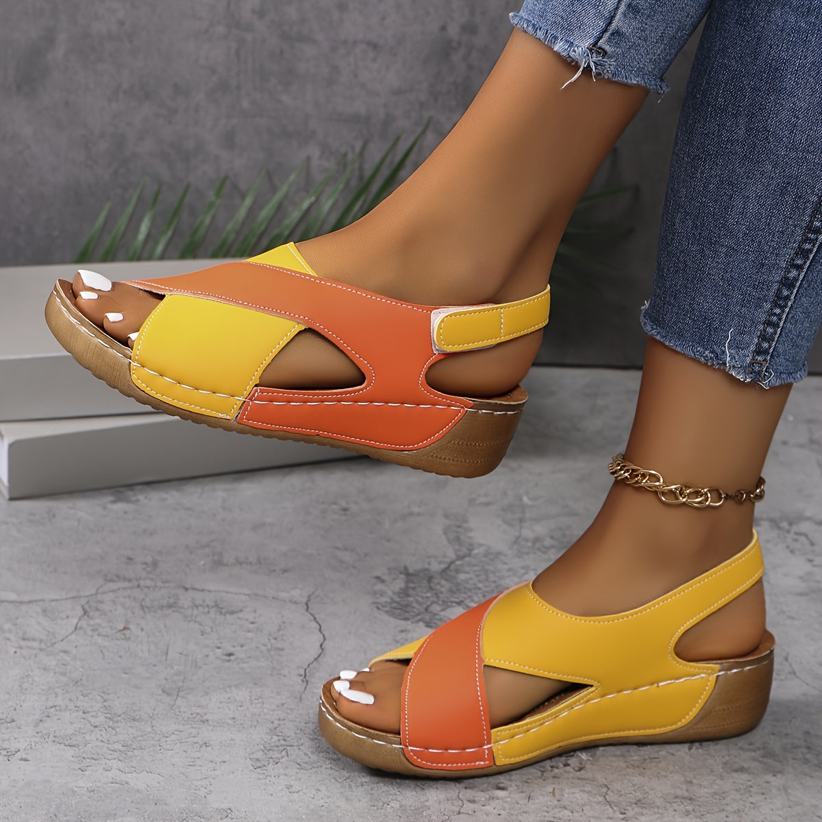 Wedge Sandals | Comfortable & Stylish | Open-Toe Design