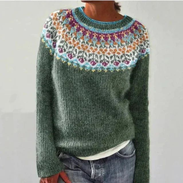 Knitted Sweater | Cozy and Colorful | Relaxed Fit