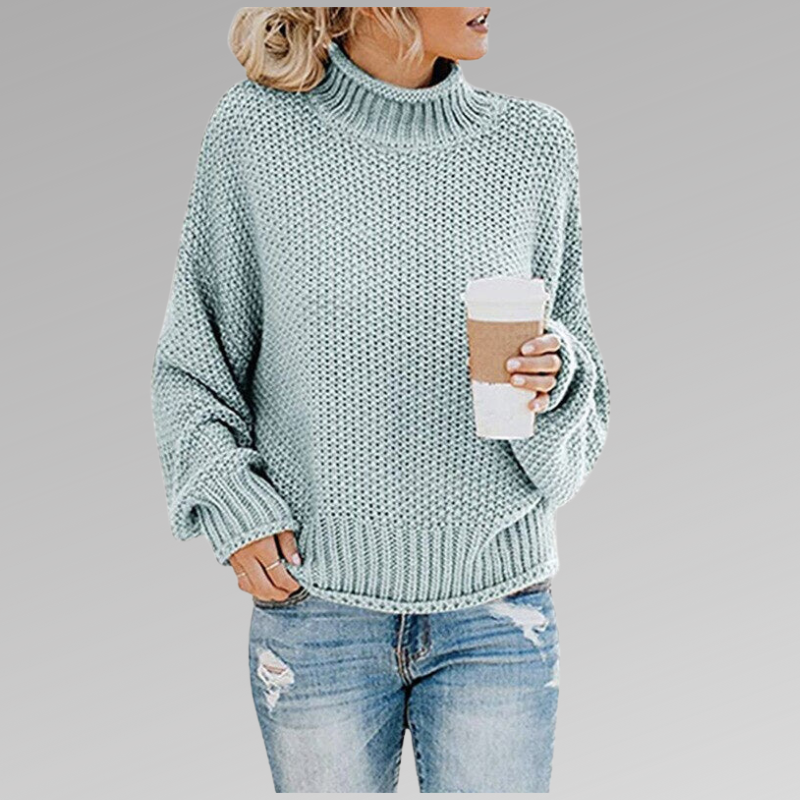 Chunky Knit Sweater | Turtleneck | Oversized and Warm