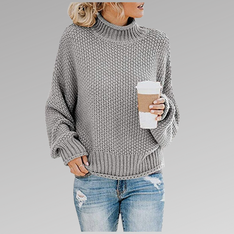 Chunky Knit Sweater | Turtleneck | Oversized and Warm