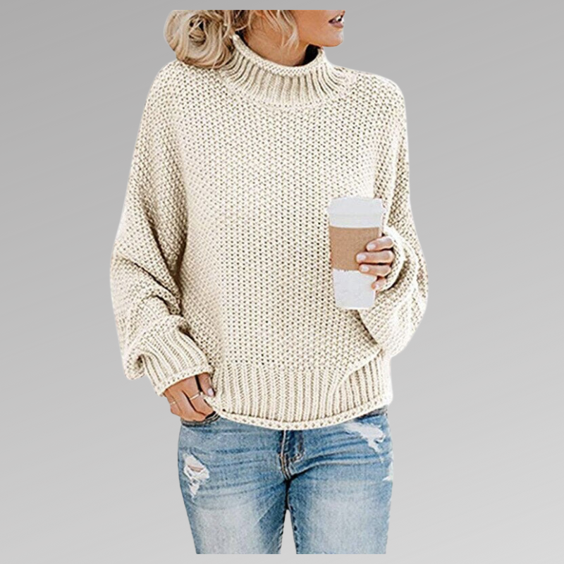 Chunky Knit Sweater | Turtleneck | Oversized and Warm