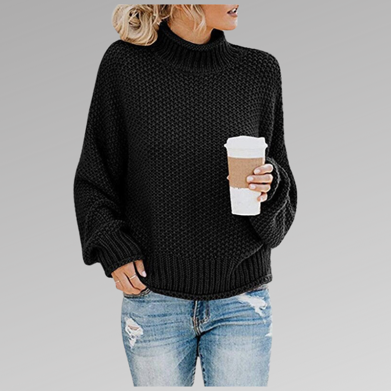 Chunky Knit Sweater | Turtleneck | Oversized and Warm