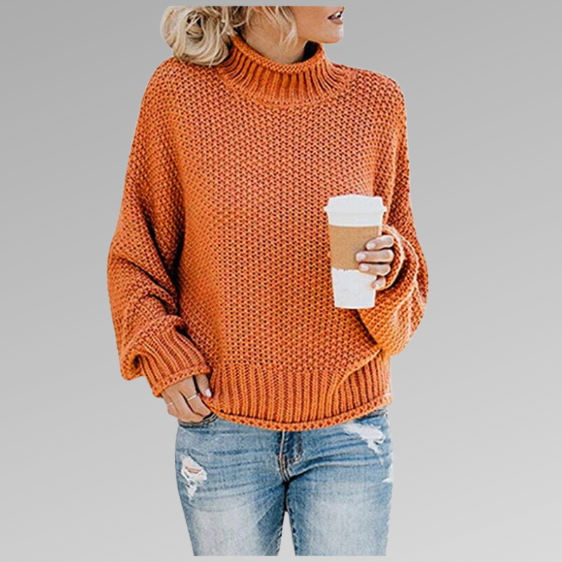 Chunky Knit Sweater | Turtleneck | Oversized and Warm