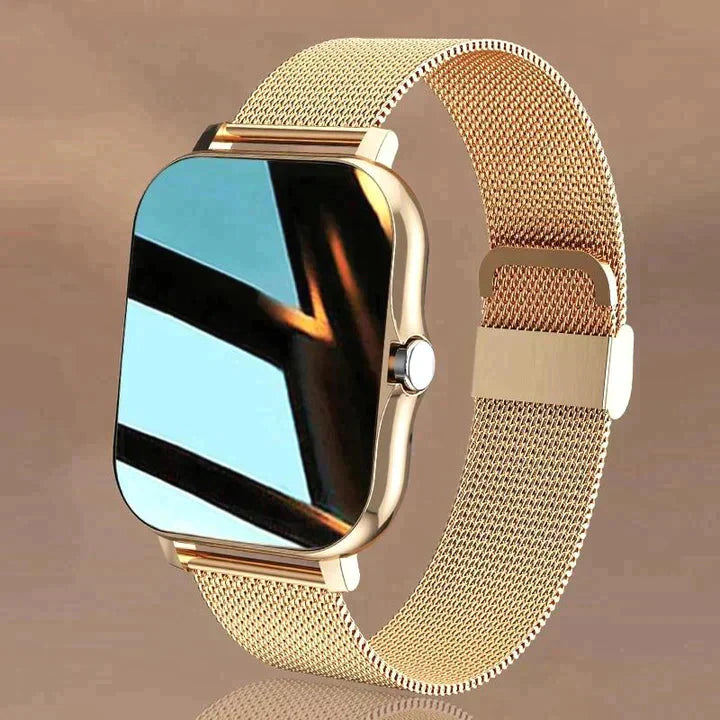 Elegant Smartwatch | HD Display & Health Tracking | Rose Gold