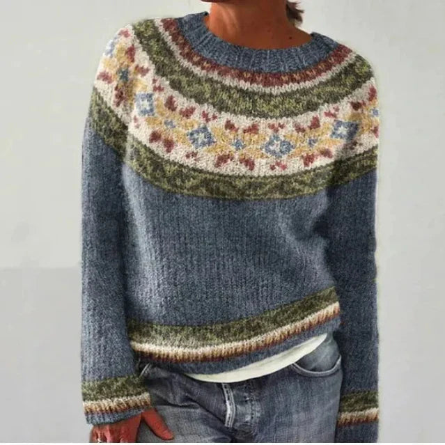 Knitted Sweater | Cozy and Colorful | Relaxed Fit