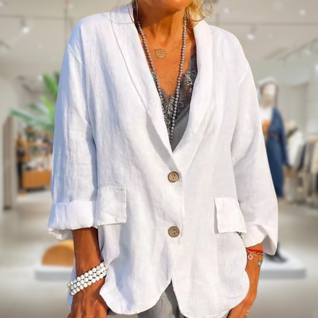 Linen Blazer | Lightweight & Chic | Effortless Elegance