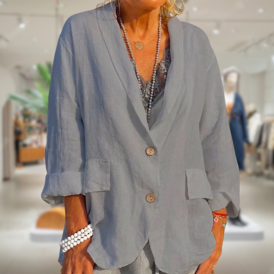 Linen Blazer | Lightweight & Chic | Effortless Elegance