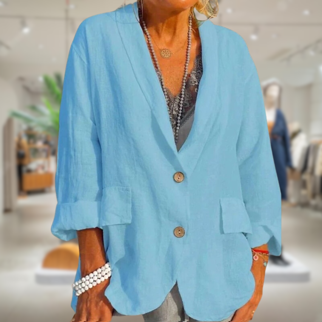 Linen Blazer | Lightweight & Chic | Effortless Elegance