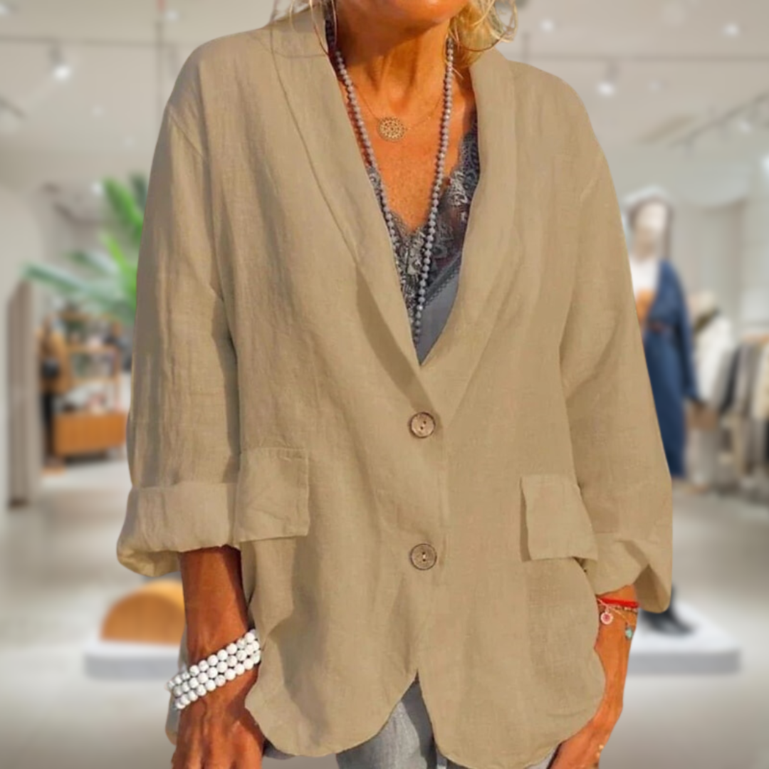 Linen Blazer | Lightweight & Chic | Effortless Elegance