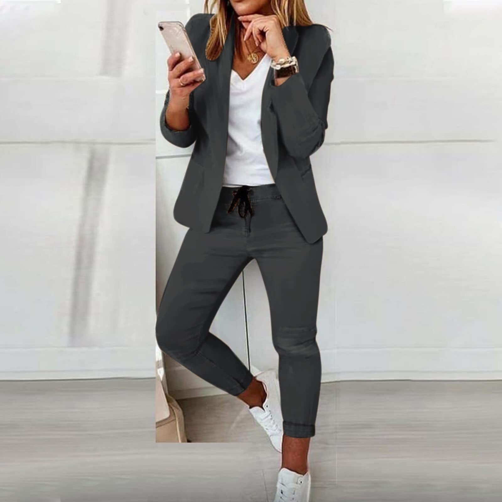 Casual Suit Set | Blazer & Joggers | Chic & Comfortable