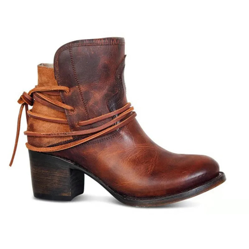 Western Ankle Boots | Leather | Chic & Comfortable