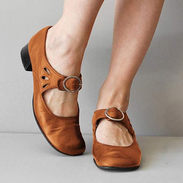 Vintage Mary Jane Shoes | Leather | Classic & Comfortable