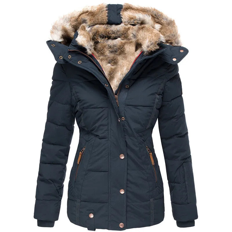 Insulated Winter Jacket | Faux Fur Hood | Warm & Stylish