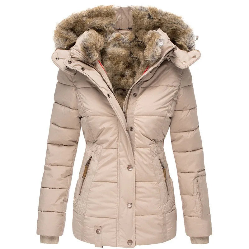 Insulated Winter Jacket | Faux Fur Hood | Warm & Stylish