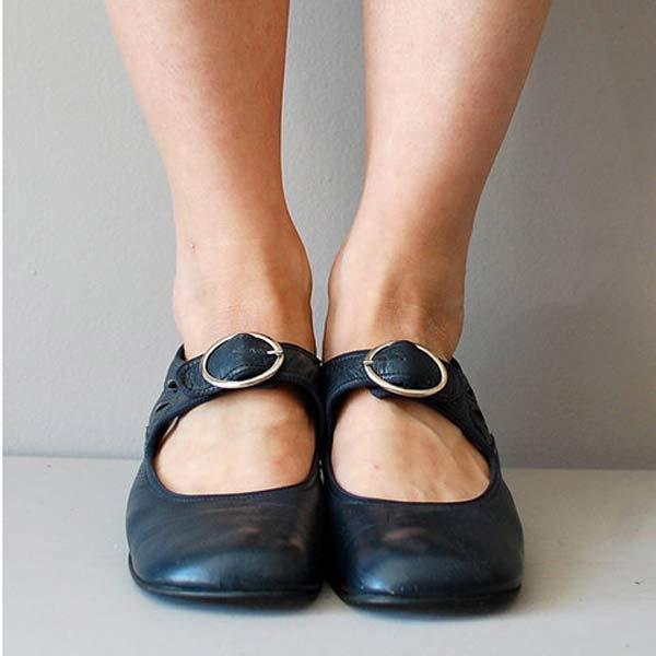 Vintage Mary Jane Shoes | Leather | Classic & Comfortable