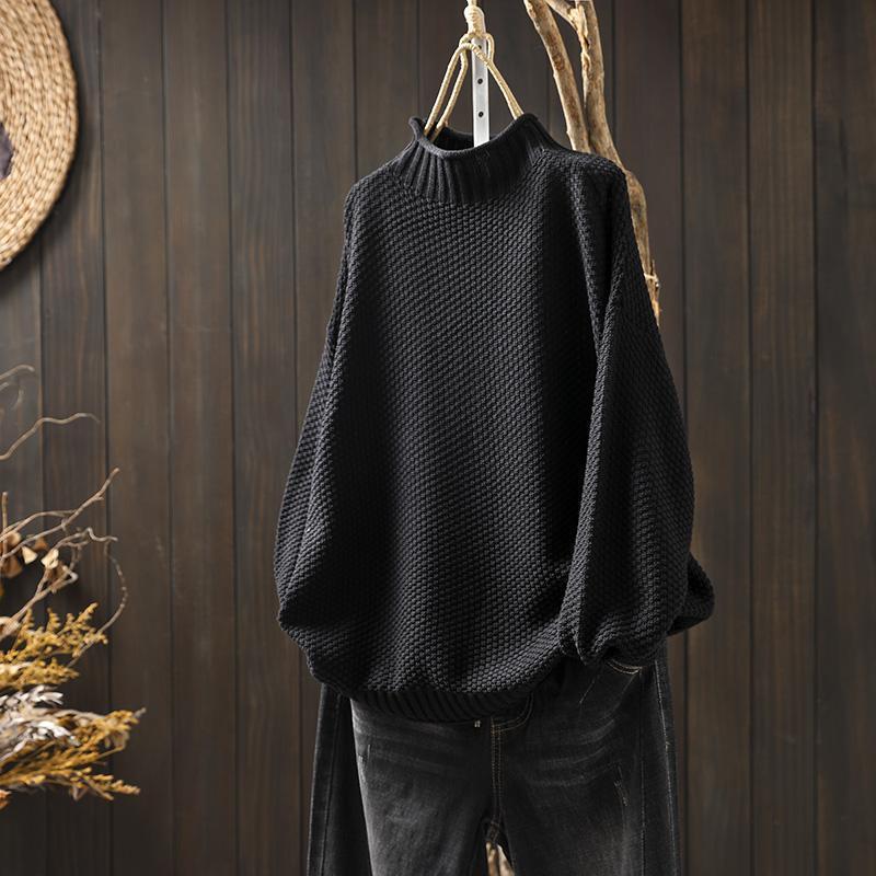 Oversized Turtleneck Sweater | Cozy & Stylish | Chunky Knit