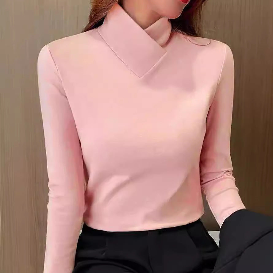 Turtleneck Long-Sleeve Top | Elegant | Soft & Stretchy