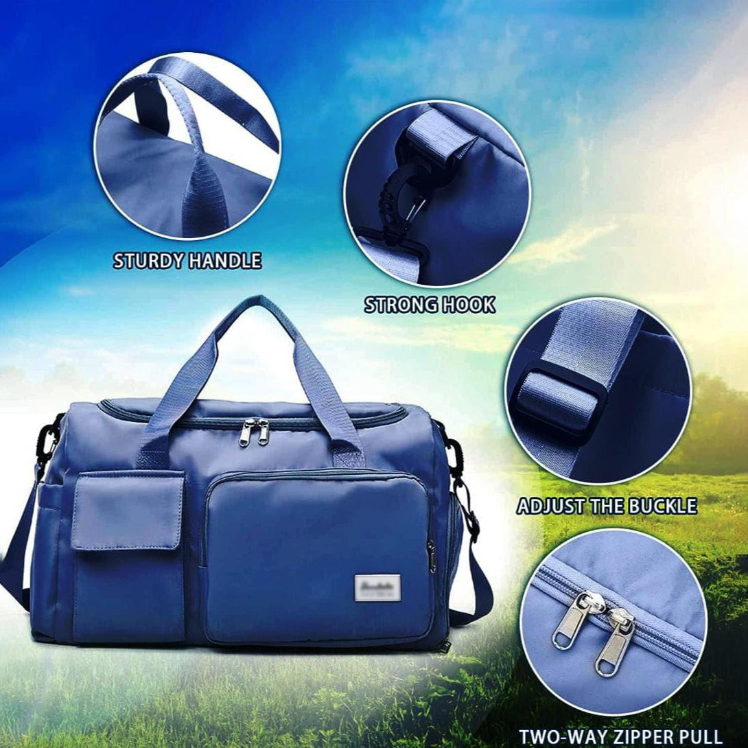 Travel Duffel Bag | Spacious & Lightweight | Multi-Pocket Design