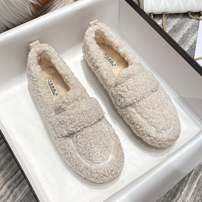 Teddy Loafers | Cozy Slip-On | Soft & Stylish