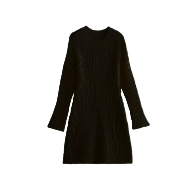 Ribbed Knit Sweater Dress | Elegant & Cozy | Fall & Winter Essential