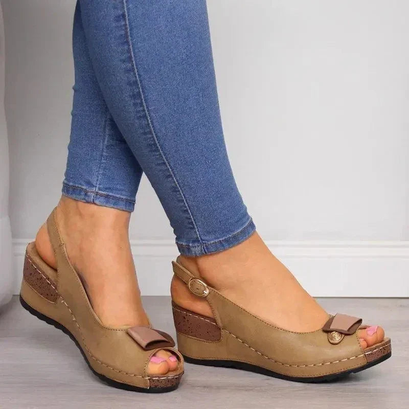 Wedge Sandals | Comfortable & Chic | Adjustable Fit