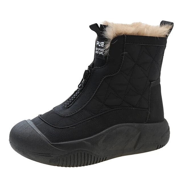 Quilted Winter Snow Boots | Waterproof & Warm | Stylish & Practical