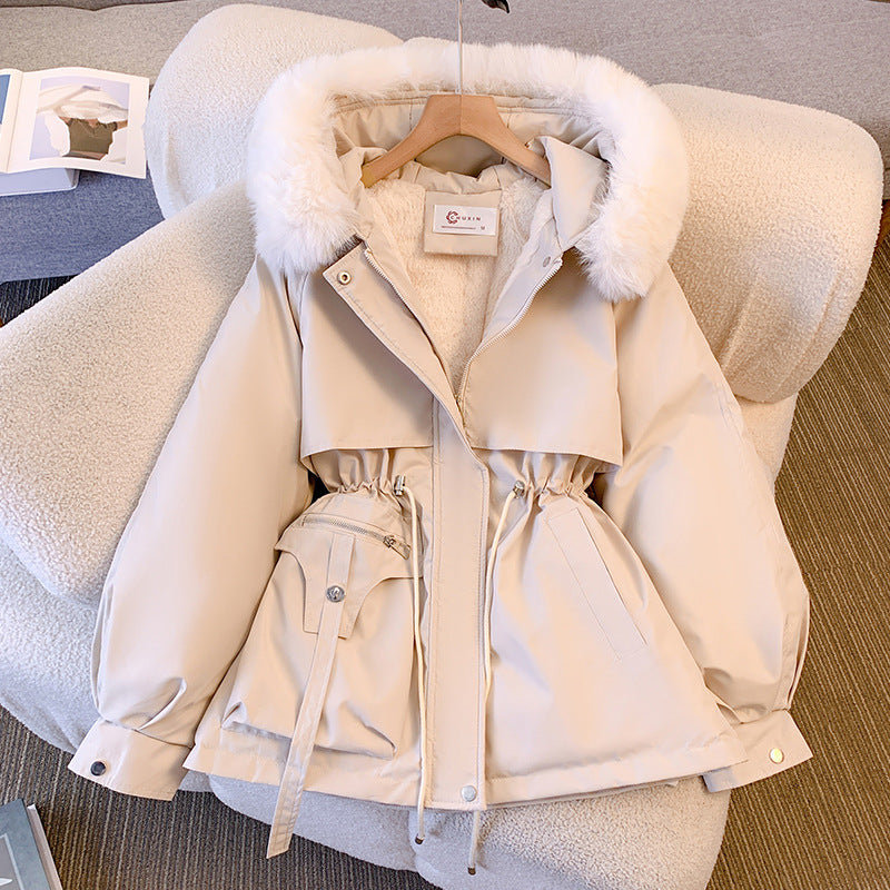 Faux Fur Hooded Winter Coat | Warm and Stylish | Adjustable Fit