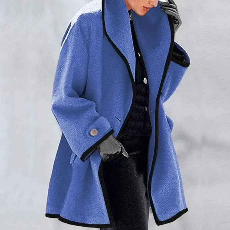 Oversized Wool-Blend Coat | Classic & Warm | Elegant Outerwear