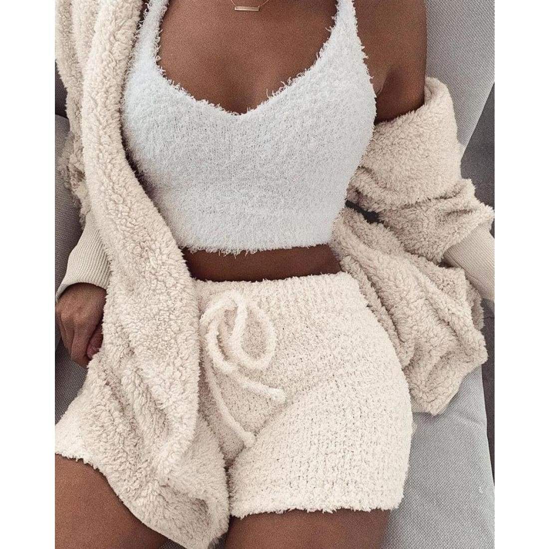 Plush Knit Lounge Set | Cozy & Stylish | Two-Piece Essential