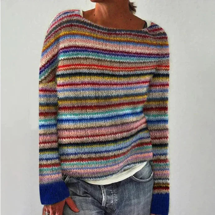 Knitted Sweater | Cozy and Colorful | Relaxed Fit