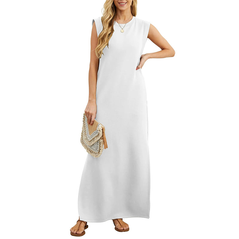 Sleeveless Maxi Dress | Minimalist | Elegant & Flowy