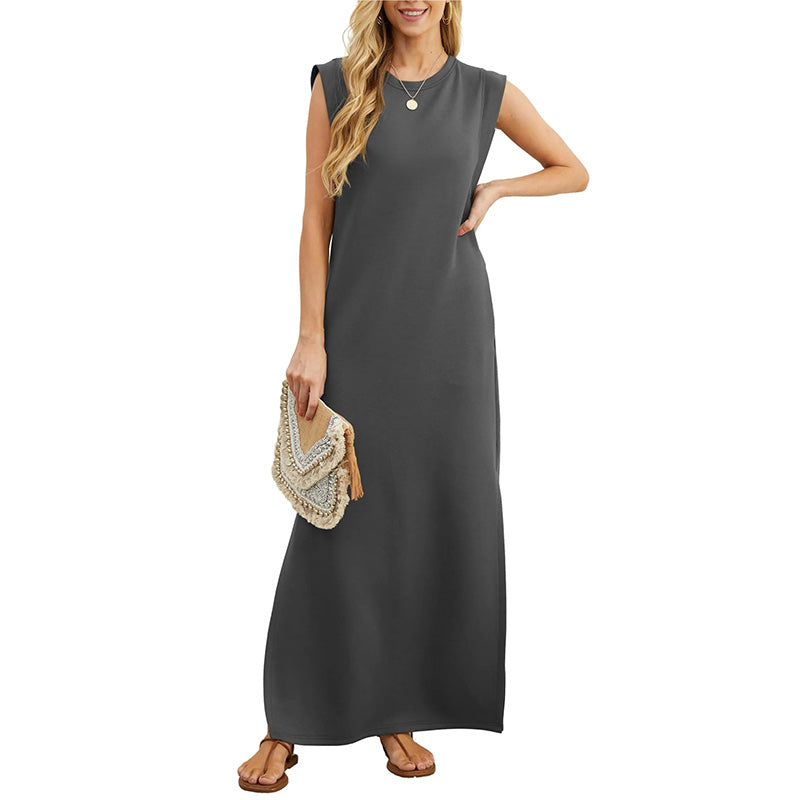 Sleeveless Maxi Dress | Minimalist | Elegant & Flowy