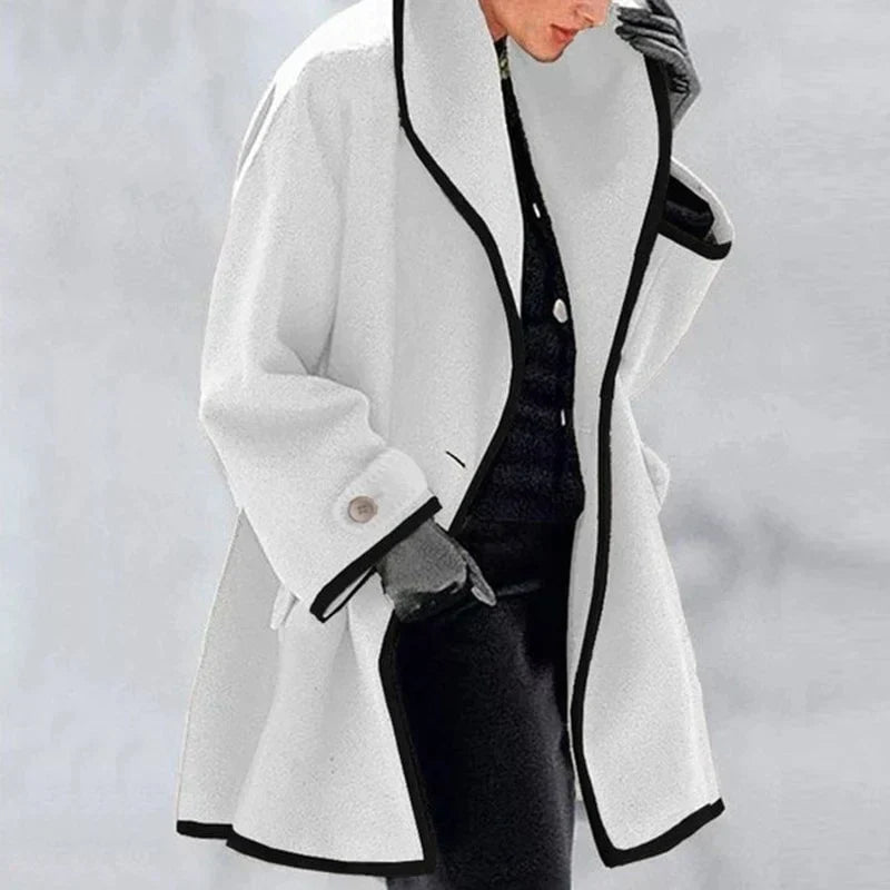 Oversized Wool-Blend Coat | Classic & Warm | Elegant Outerwear